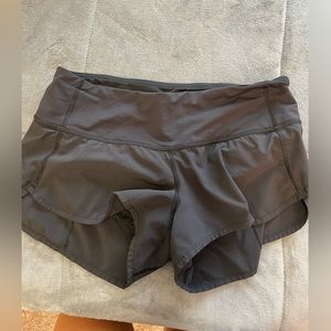 Lululemon Womens Run Speed Up Low Rise Shorts